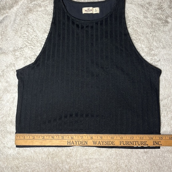 Hollister Co. Women's Black Crop-top - Picture 6 of 6